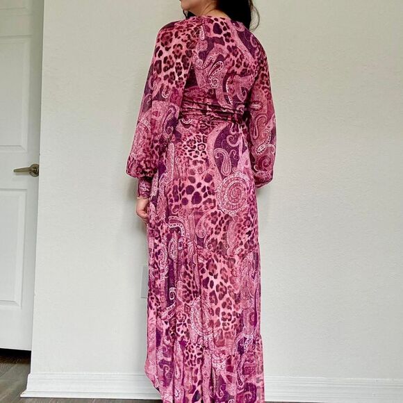 Guess Printed High Low Dress - Picture 4 of 8